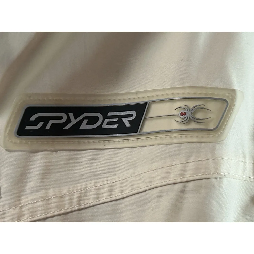 Spyder XT5000 Cream & Black Woman's Ski/Snowboarding Jacket Coat No Hat Size: 8 - Picture 11 of 16